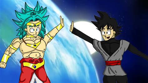 Broly And Goku Black By Krysgbk On Deviantart