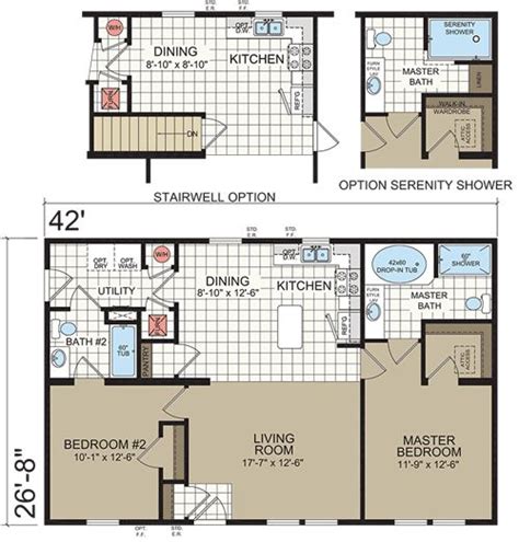Floor Plans Barclay 4201 Manufactured And Modular Homes Floor