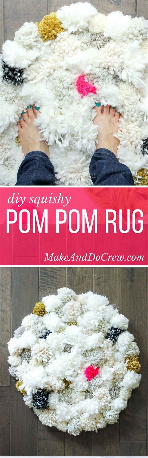 Pom Pom Rug Diy Pom Poms And Pom Poms On Pinterest