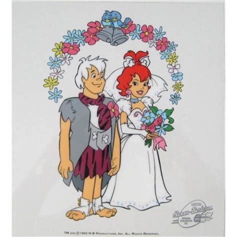 Pebbles And Bam Bam Wedding Os Flintstones Flinstones Classic Cartoon Characters Classic