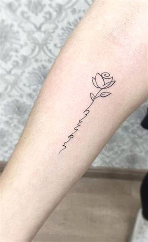Rose Forearm Small Outline Wrist Tattoo Best Tattoo Ideas