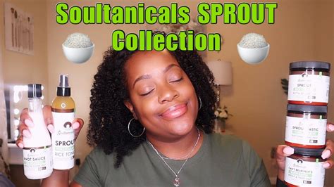 New Soultanicals Sprout Products Review And Demo On Type 4 Hair Youtube