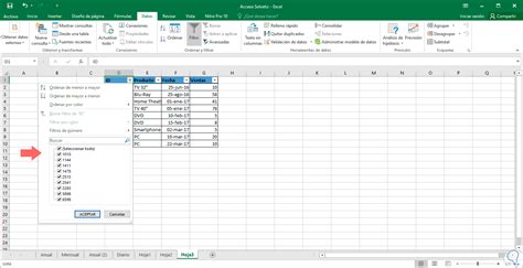 C Mo Filtrar Datos En Excel Solvetic