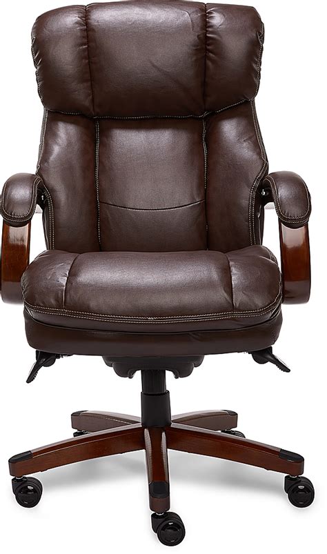 We will be reviewing the lazy boy high land office chair with air technology. La-Z-Boy Big & Tall Bonded Leather Executive Chair Biscuit ...