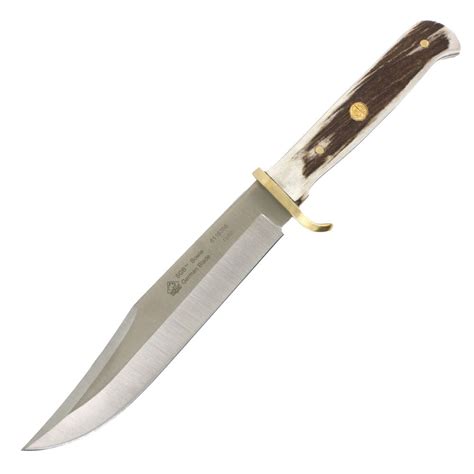 Puma Sgb Bowie Stag Handle Hunting Knife Overtons