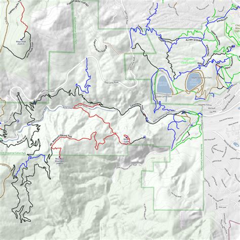 Colorado Springs Trail Steepness Map By Orbital View Inc Avenza Maps