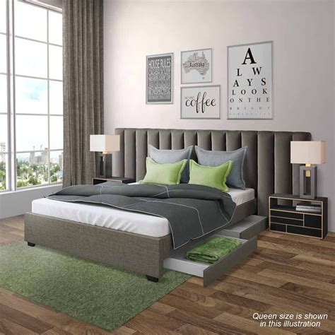 Standard bed sizes are based on standard mattress sizes, which vary from country to country. The combination of the Prisca Storage Bed Base and the ...