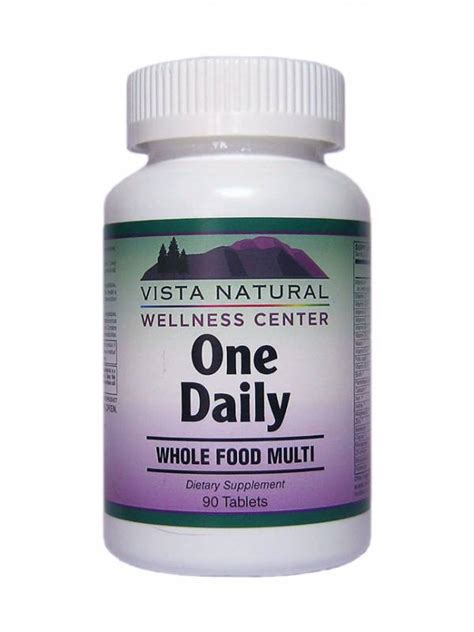 Vista Natural Wellness One Daily Whole Food Multi 90 Tablets Vista