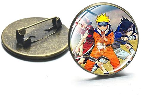 Cool Japanese Anime Naruto Brooch Badge Uchiha Sasuke