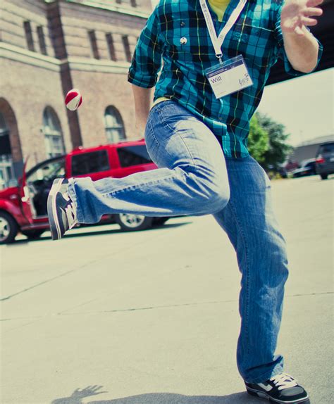 Pass it on pass the hackysack back and forth around the circle of players for as long as possible. Hacky Sack - Wikipedia
