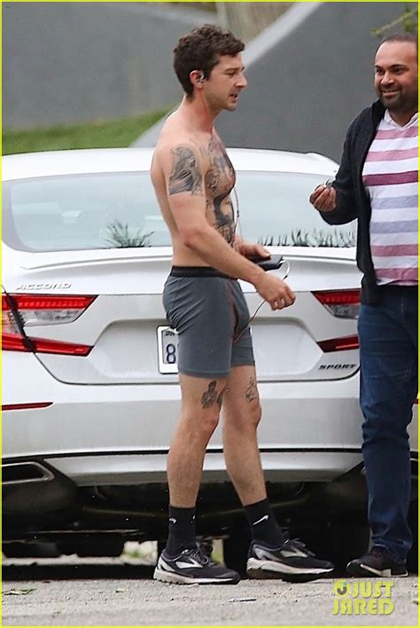 Shia Labeouf Bares Ripped Tattooed Torso Going Shirtless In His Underwear Photo 4288808