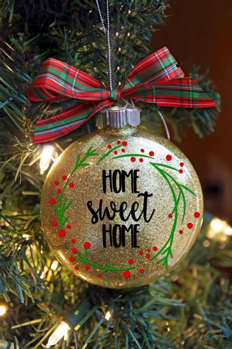 New Home Ornament Home Sweet Home Personalized Christmas Ornament