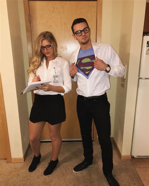 Clark Kent And Lois Lane Cute Couple Halloween Costumes Couples Costumes Halloween Costumes