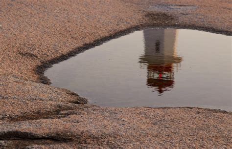 Puddle Water Reflection Royalty Free Stock Photo