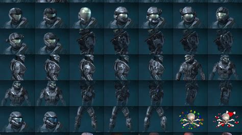 The Helmets Visors And Master Chiefs Of Halo Reach