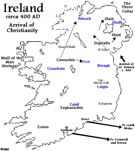 Irelands History In Maps 400 Ad