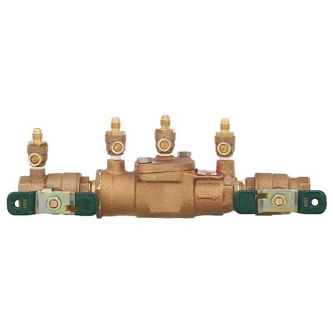 Watts 34 In Bronze Fpt X Fpt Double Check Valve Assembly Backflow