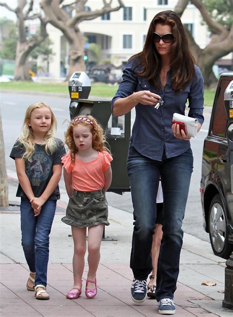 Brooke Shields In Brooke Shields And Daughters Out In Los