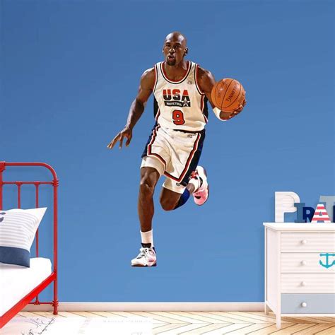 Fathead Michael Jordan 1992 Dream Team Wall Decal Usa Dream Team