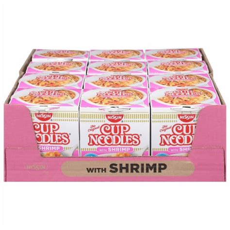 Nissin Shrimp Flavored Cup Noodles® 12 Ct 2 25 Oz Kroger