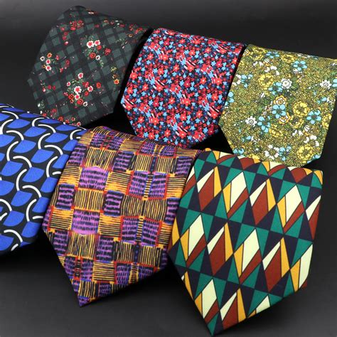 Super Soft 9cm Mens Jacquard Imitation Silk Neck Ties Floral Geometry