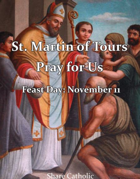 St Martin Of Tours Feast Day November 11