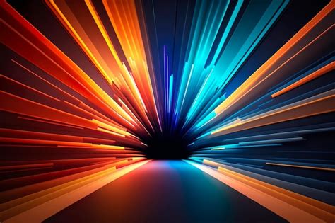 Premium Photo Abstract Multicolor Spectrum Background Technology