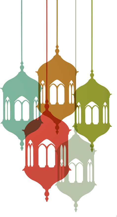Lantern And Vector Mosque Download Png Image