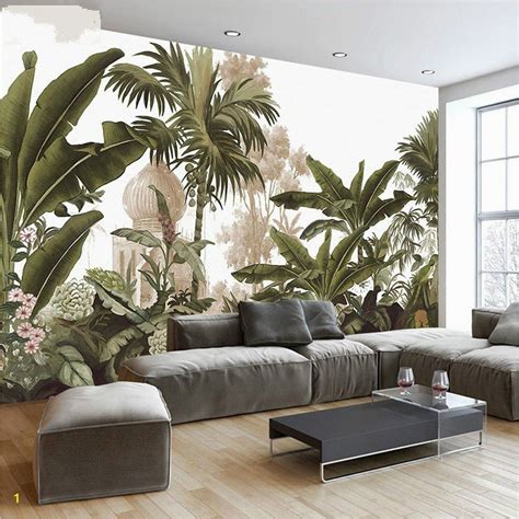 3d dense rainforest dinosaur 3 wallpaper mural wall print decal indoor mural au. Tropical Rainforest Wall Mural | divyajanani.org