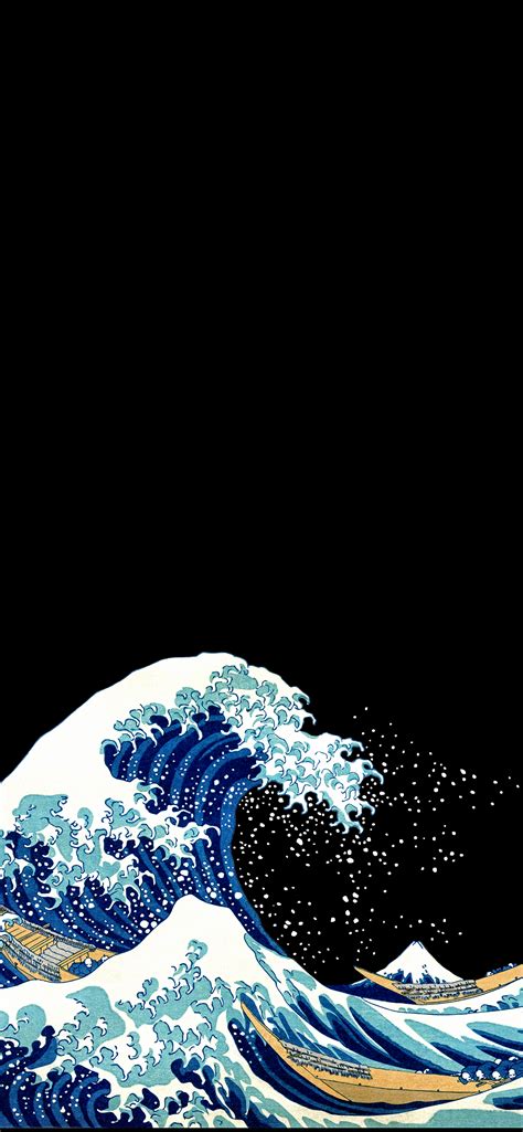 Japanese Wave Wallpapers Wallpaper Cave