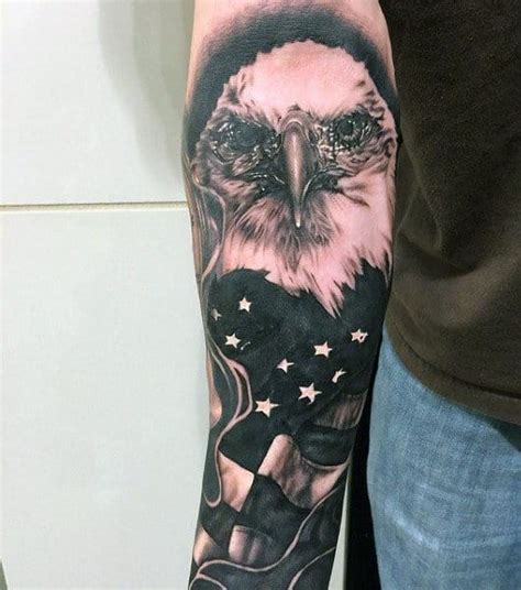 Since for the majority of the time, the united states military only accepts men to serve. Top 60 Best American Flag Tattoos For Men - USA Designs