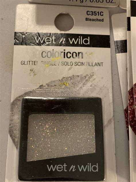 Lot Of 10 Wet N Wild Coloricon Glitter Eye Shadow C351c C353c C354c
