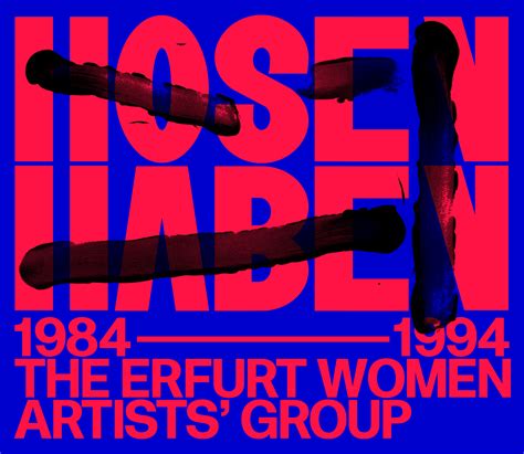 Erfurt Women Artists Group Trousers Wearing Skirts Announcements