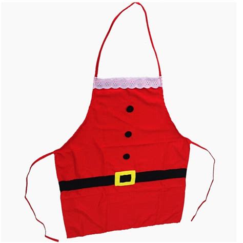 Funny Christmas Cooking Apron Kitchen Apron Festival Party Dinner Aprons Santa Claus Xmas