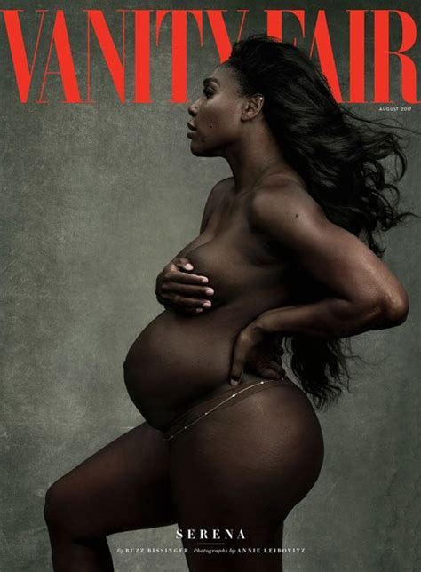 Dlisted Serena Williams Is Naked And Knocked Up On Vanity Fair