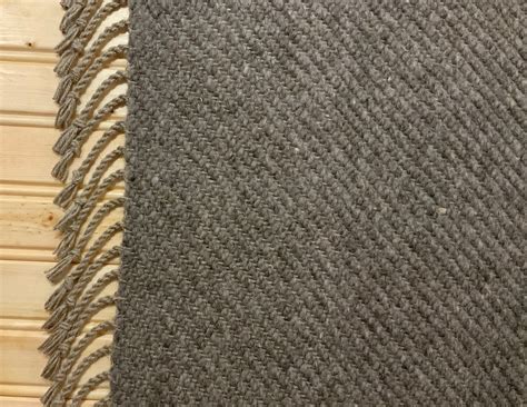 Handwoven Wool Rug On A Linen Warp Etsy