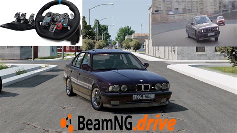 BMW E34 M5 Street Drift Giorgi Tevzadze BeamNG Drive YouTube