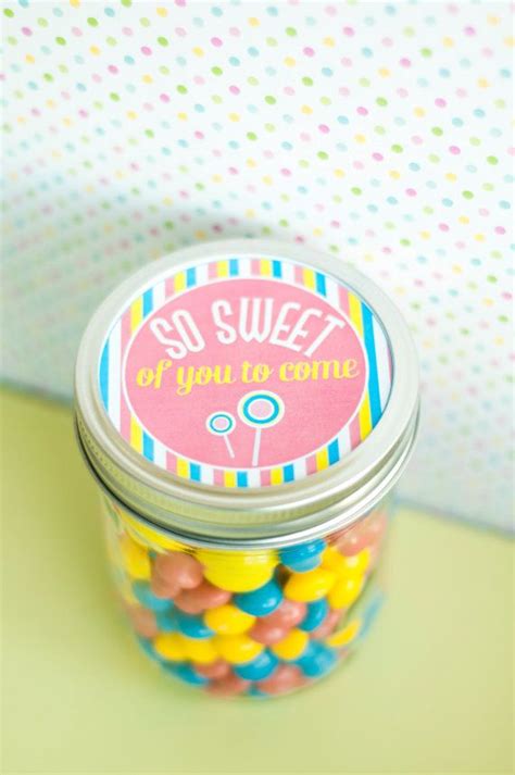 Candyland Favors Fill Up A Sweet Jar Candy Themed Party Candy Land