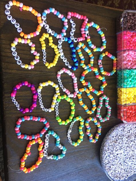 Pin By Olivia On Vsco Y Stuff Rave Bracelets Pony Bead Bracelets