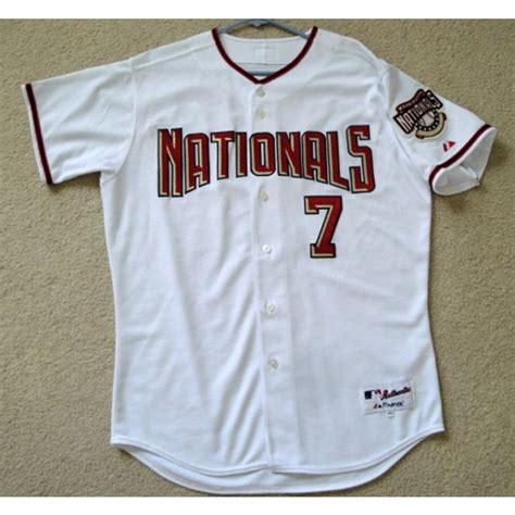 Brad Wilkerson Washington Nationals Authentic Majestic Baseball Jersey