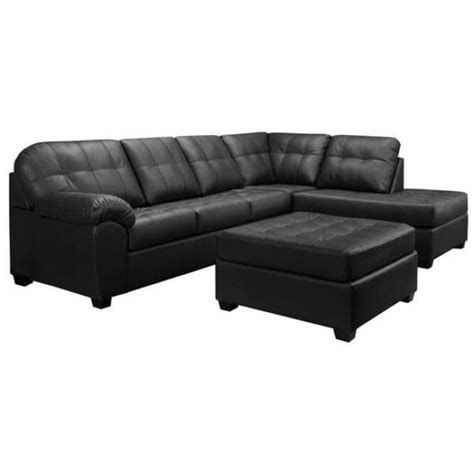 Sofa Express By Fancy Boardwalk Collection 2pc Bonded Leather Sectional