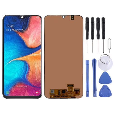 There are not many roots to this problem. Display LCD + Touch Screen Samsung Galaxy A20 A205F/DS FN ...