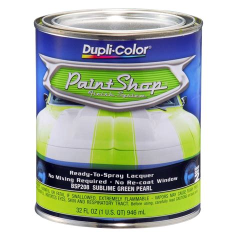 Dupli Color® Bsp301 Paint Shop™ 1 Qt Metallic Clear Coat Spray On