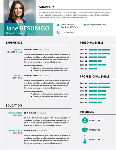 40 Resume Powerpoint Presentation Templates That You Can Imitate