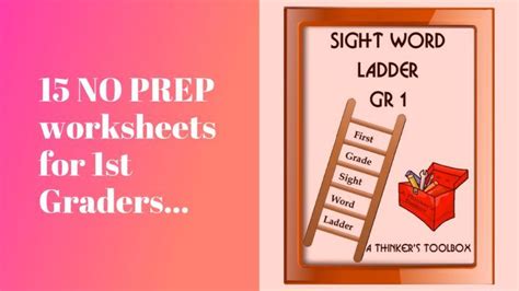 Simply answer the clues alongside each of the rungs of the ladder to move from the top to the bottom of the ladder word ladder puzzles are said to have been invented by lewis carroll, and they have been around ever since. No Prep Sight Word Ladder Worksheets and Printables Grades 1-3 #morningwork | First grade ...