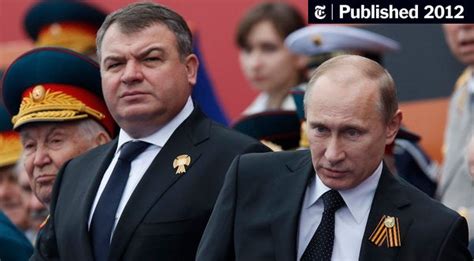 Putin Fires Defense Minister Linked To Real Estate Investigation The New York Times