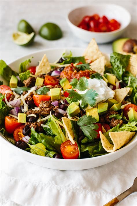 Taco Salad Recipe Easy And Healthy Downshiftology
