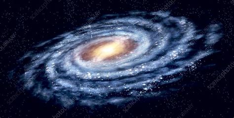 Milky Way Galaxy Artwork Stock Image C0222934 Science Photo Library