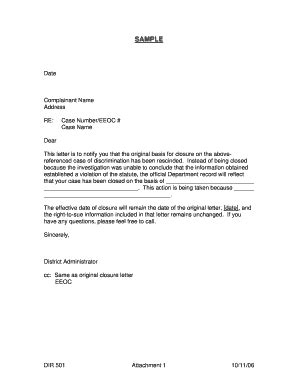 Letters & emails business letters. sample letter of business closure - Edit, Fill, Print & Download Best Online Forms in Word & PDF ...