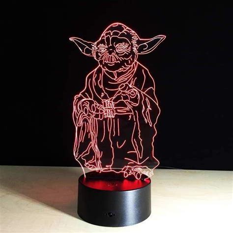 Star Wars Yoda 3d Illusion Lamp 3d Illusion Lamp 3d Illusions Star Wars Yoda